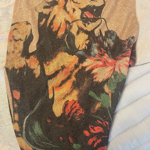 Kimono wrap tiger, floral large Japanese tattoo inspired - Picture 2 of 5